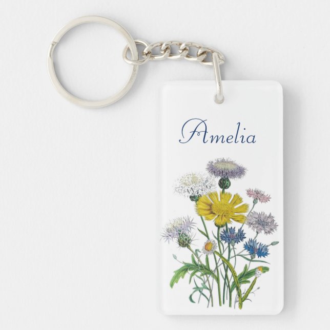 Carnival of flowers keychain (Front)