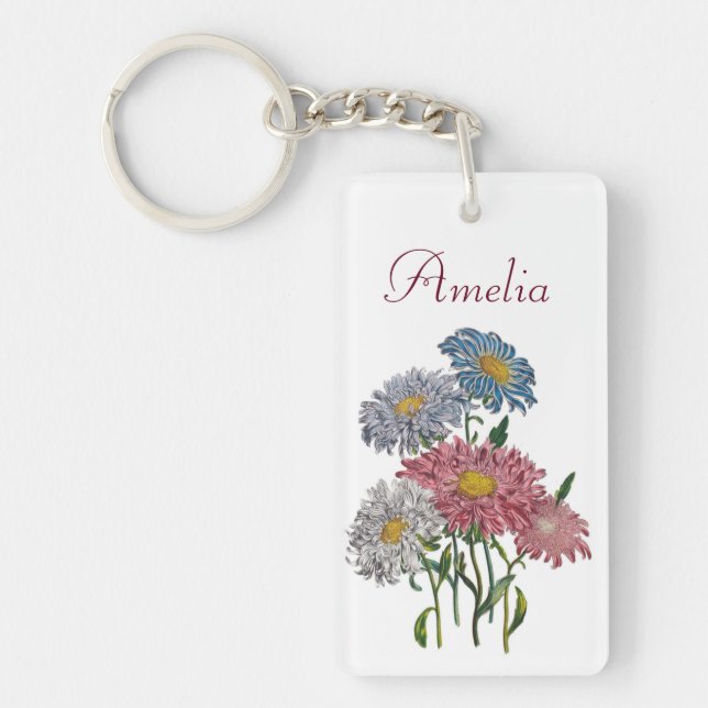 Carnival of flowers keychain (Front)