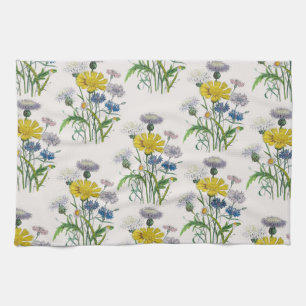 Carnival of flowers kitchen towel
