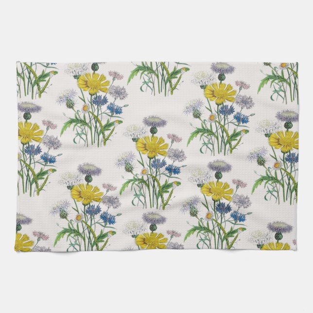 Carnival of flowers kitchen towel (Horizontal)