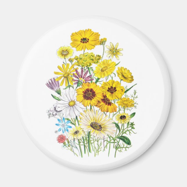 Carnival of flowers magnet (Front)