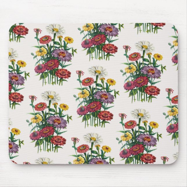 Carnival of flowers mouse pad (Front)