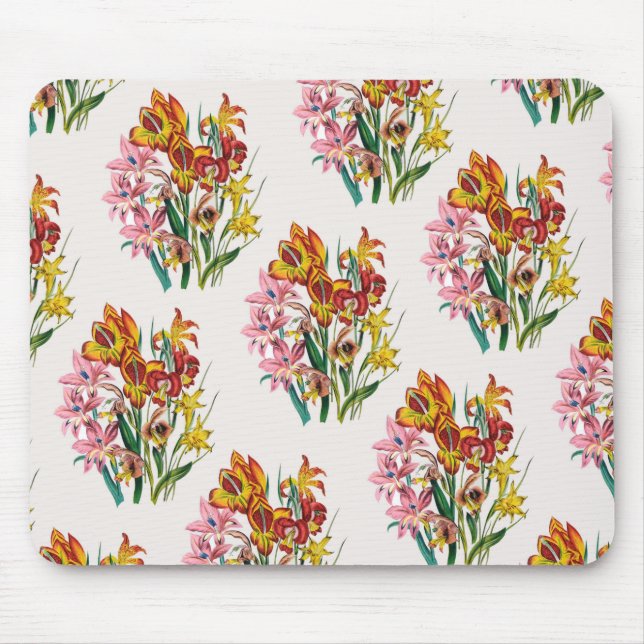 Carnival of flowers mouse pad (Front)