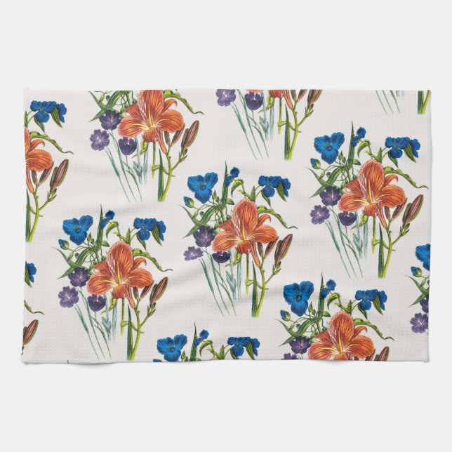 Carnival of flowers towel (Horizontal)