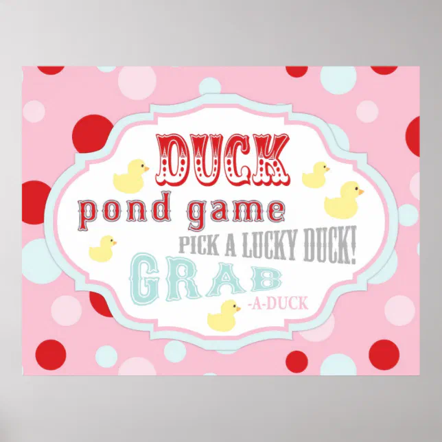 Lucky Duck Carnival Game