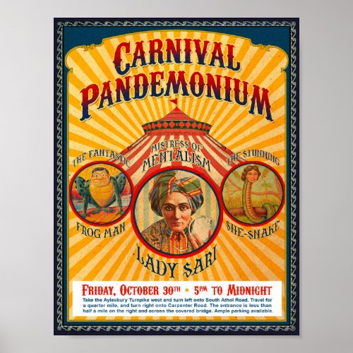 Carnival Pandemonium Poster