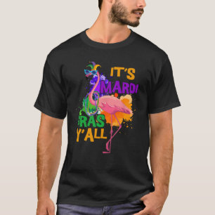 Carnival Party Idea Flamingo Mardi Gras 1 T-Shirt