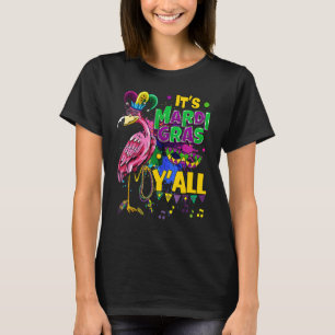 Carnival Party Idea Flamingo Mardi Gras 5 T-Shirt