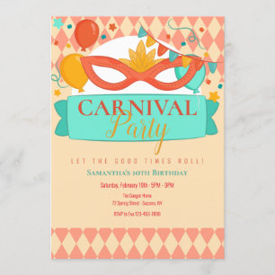 Carnival Party Invitation