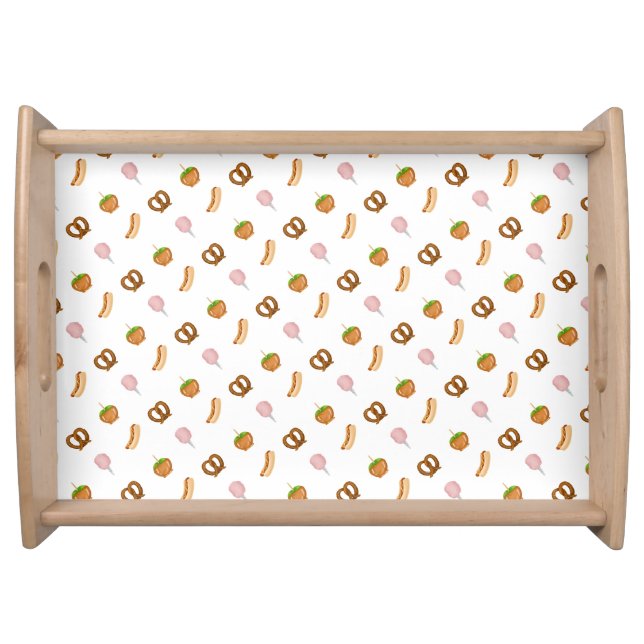 Carnival Party State Fair Snack Serving Tray (Front)