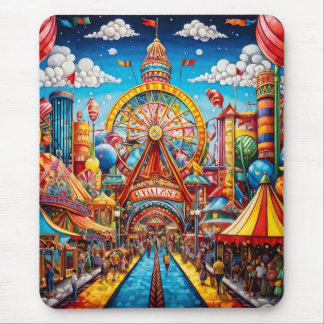 Carnival Puzzle Mouse Pad