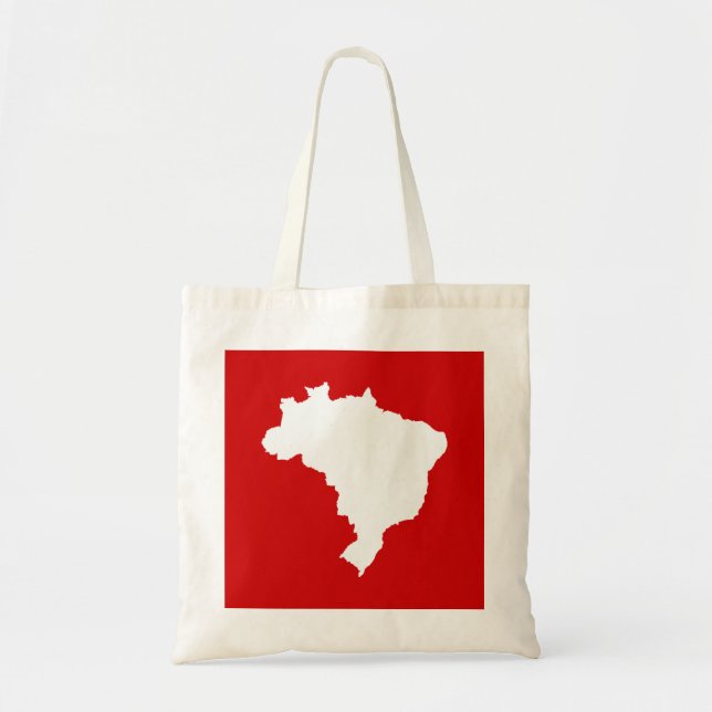 Carnival Red Festive Brazil Tote Bag (Front)