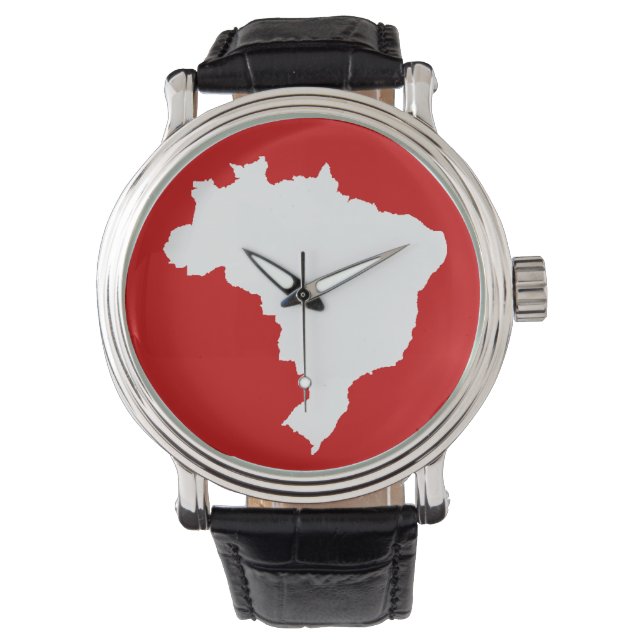 Carnival Red Festive Brazil Watch (Front)