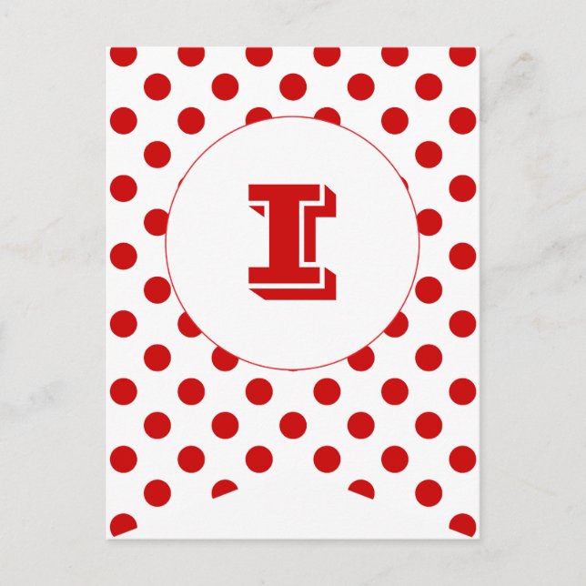 Carnival Red Party Flag Bunting Banner Post Card (Front)