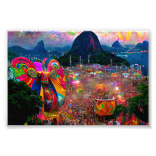 Carnival, Rio de Janeiro, Poster