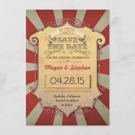 Carnival Save The Date Cards