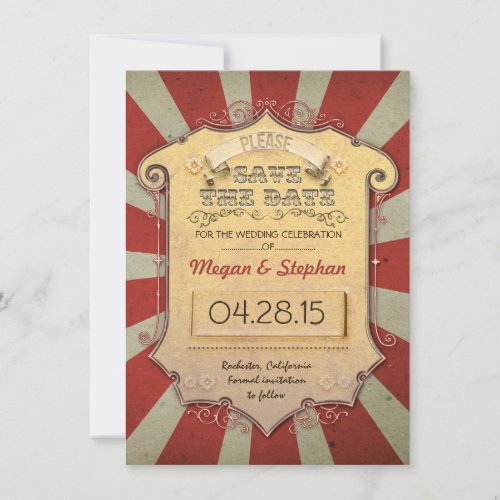 carnival save the date cards