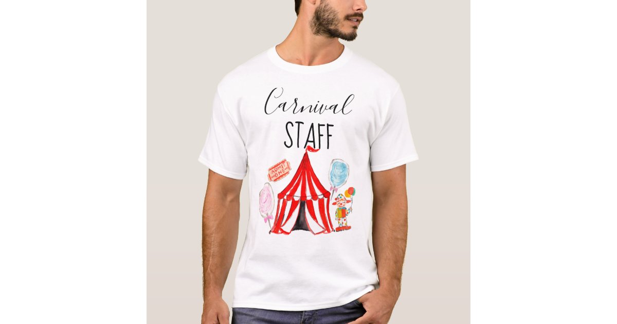 carnival birthday party shirts