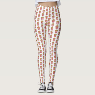 Carnival State Fair Caramel Corn Popcorn Junk Food Leggings
