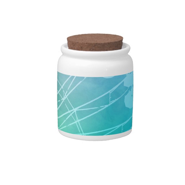 Carnival Summer design Candy Jar (Front)