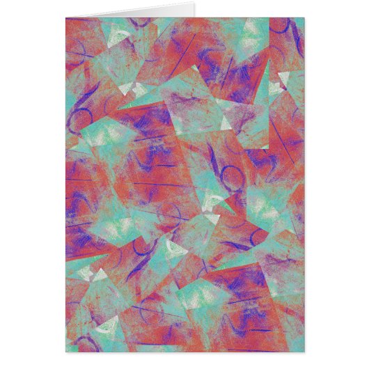 Carnival Swirl Abstract Cards (Front)
