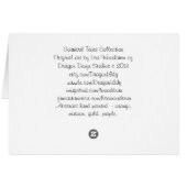 Carnival Tears collection Cards (Back Horizontal)