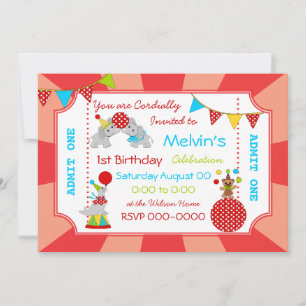 Carnival Ticket Party! Invitation