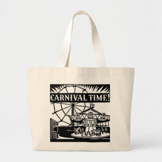 Carnival Time Large Tote Bag
