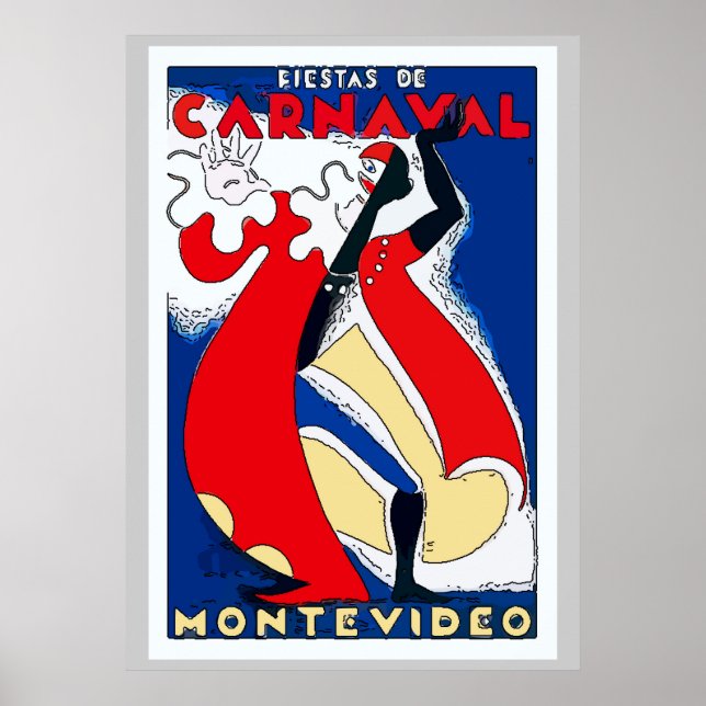 Carnival  Vintage Style Poster (Front)