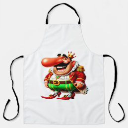 Carnival with humor Mr. Langnase Apron