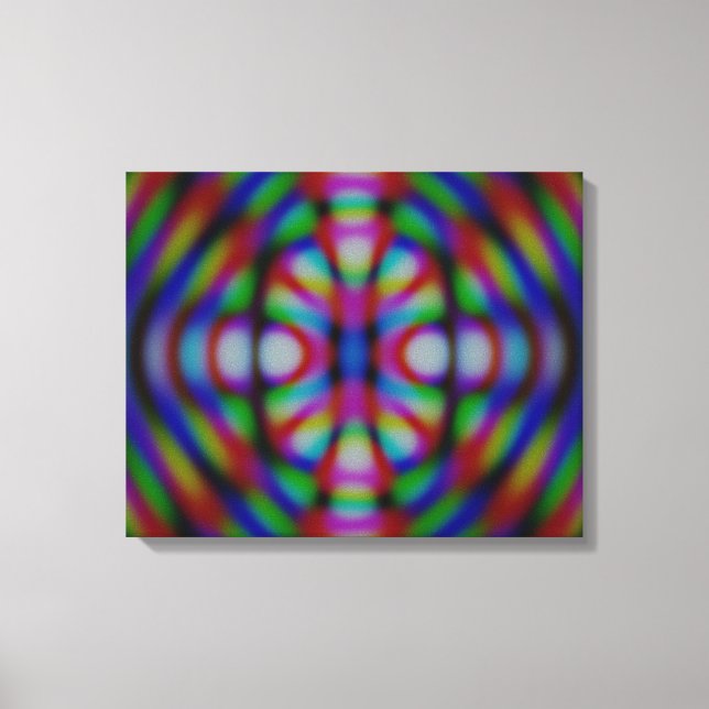 Carnivale Abstract Canvas Print (Front)