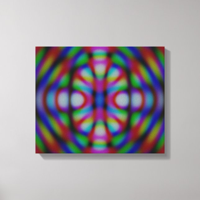 Carnivale Abstract Canvas Print (Front)