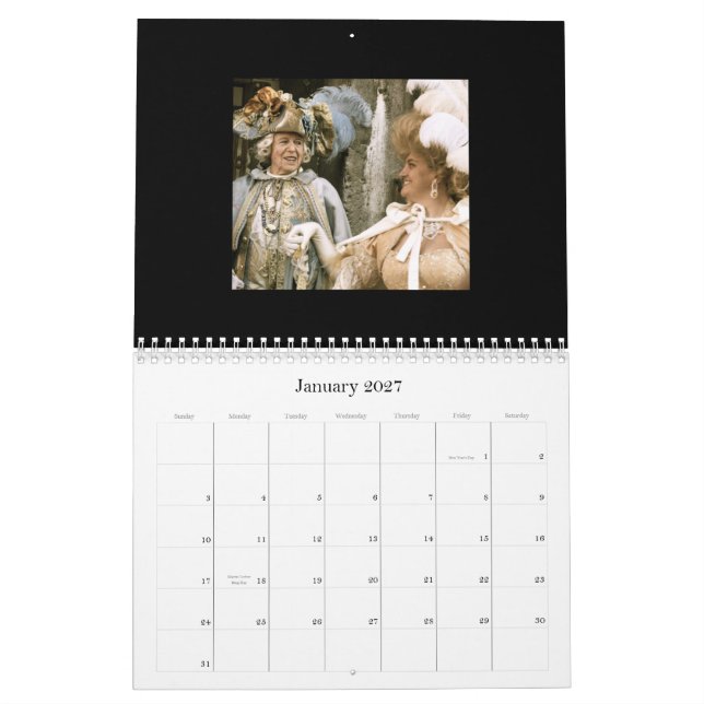 Carnivale di Venezia II Calendar (Jan 2027)