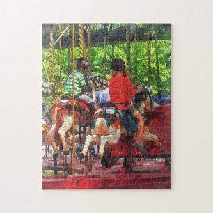 Carnivals - Friends on the Merry-Go-Round Jigsaw Puzzle
