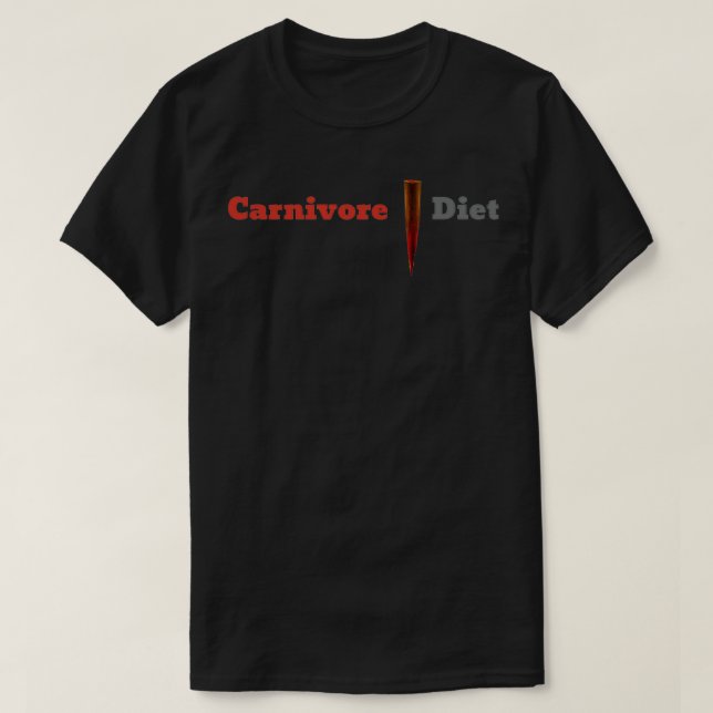 Carnivore Diet 1 T-Shirt (Design Front)