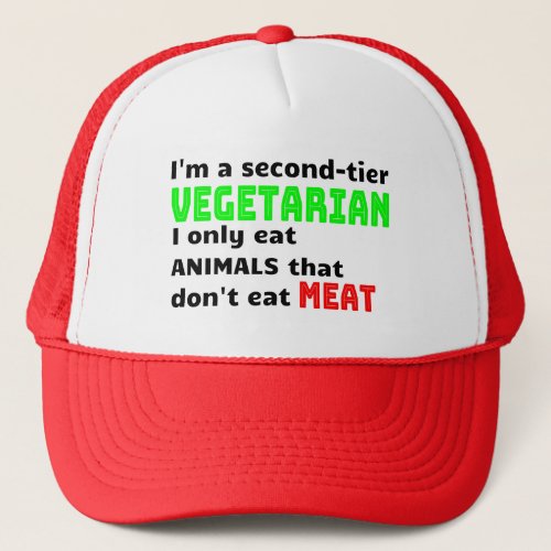Carnivore Meat Lover Funny Sarcastic Gift Trucker Hat