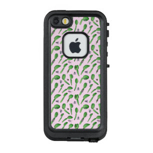 Carnivores pink LifeProof FRĒ iPhone SE/5/5s case