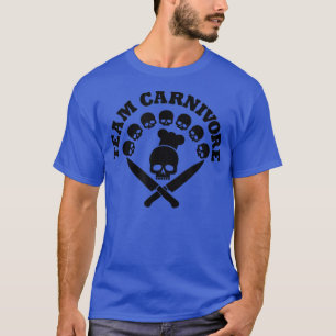 carnivores skull knifes bbq humor butcher smoking2 T-Shirt