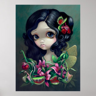 Carnivorous Bouquet Fairy Art Print gothic