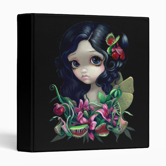 Carnivorous Bouquet Fairy BINDER big eye gothic (Front/Spine)