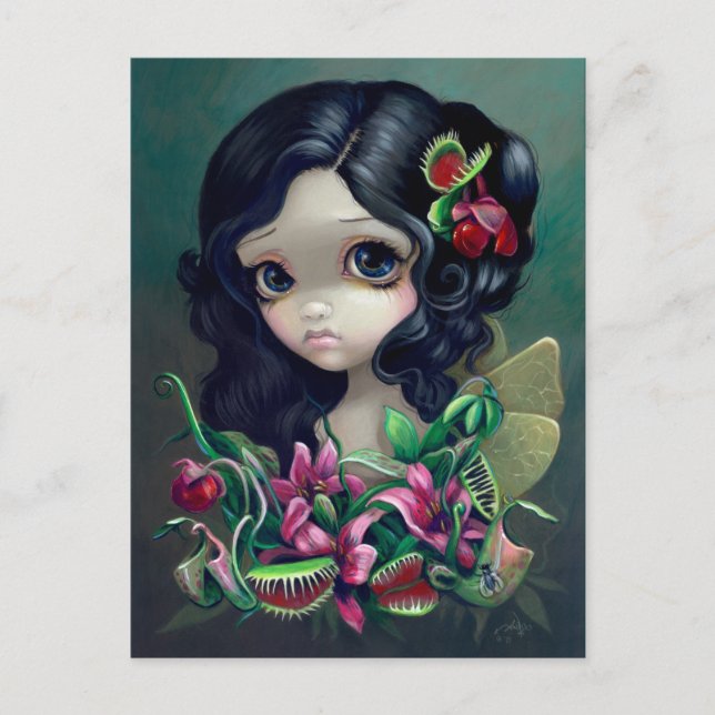 "Carnivorous Bouquet Fairy" Postcard (Front)