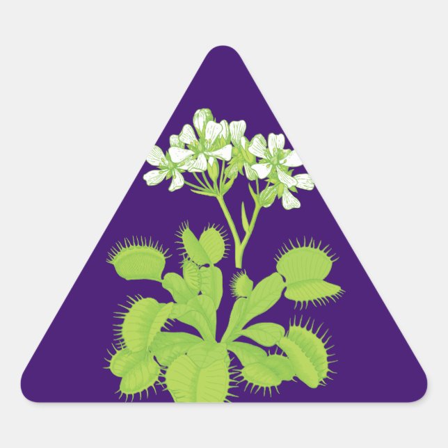 Carnivorous Plant Floral Stickers (Front)
