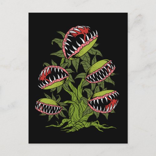 Carnivorous Plant Gifts Monster Venus Fly Trap Postcard