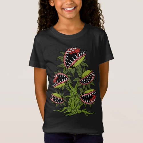 Carnivorous Plant Gifts Monster Venus Fly Trap T_Shirt