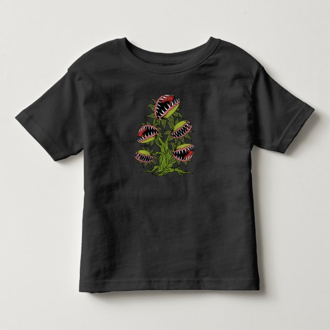Carnivorous Plant Gifts Monster Venus Fly Trap Toddler T-shirt (Front)
