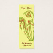 Carnivorous Plant Mini-Bookmark (Back)