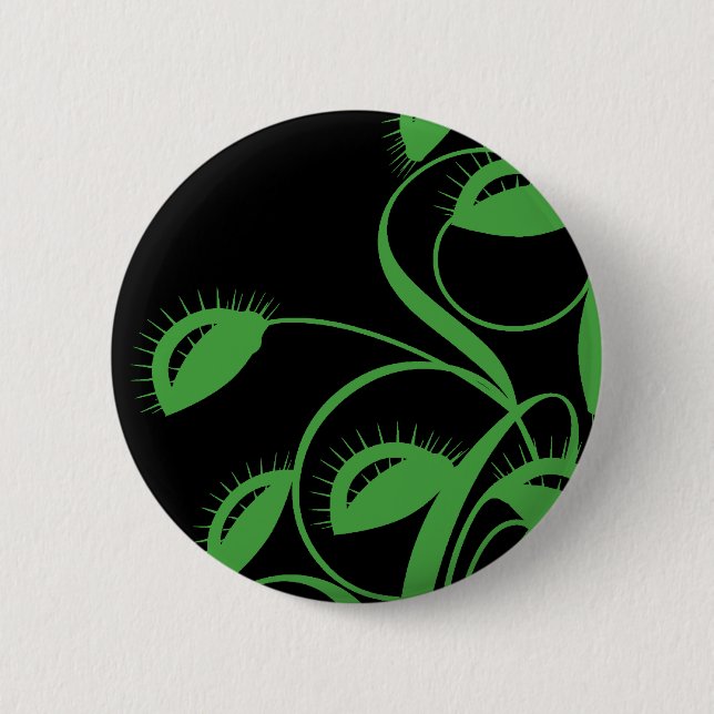 Carnivorous Plant Pinback Button (Front)