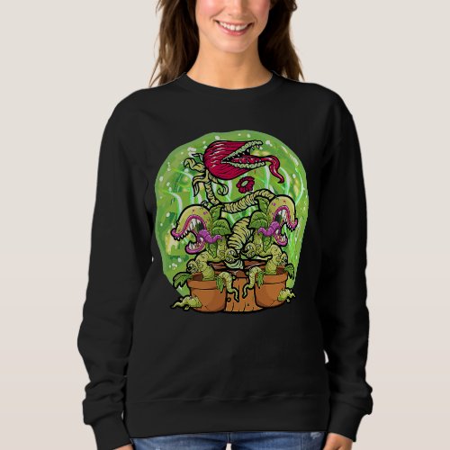 Carnivorous plant sweatshirt