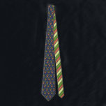 Carnivorous Plants Nepenthes and Venus Fly Traps Neck Tie<br><div class="desc">Features a pattern of carnivorous plants with illustrations of nepenthes or pitcher plants and venus fly traps in flowerpots surrounded by flies and set against a navy blue background. The reverse side has a coordinating pattern of diagonal stripes.</div>