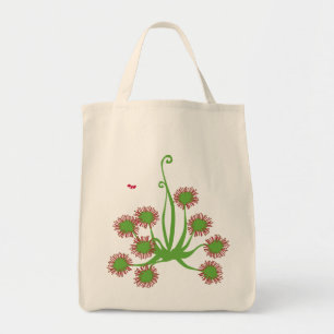 Carnivorous Sundew Plant Tote Bag